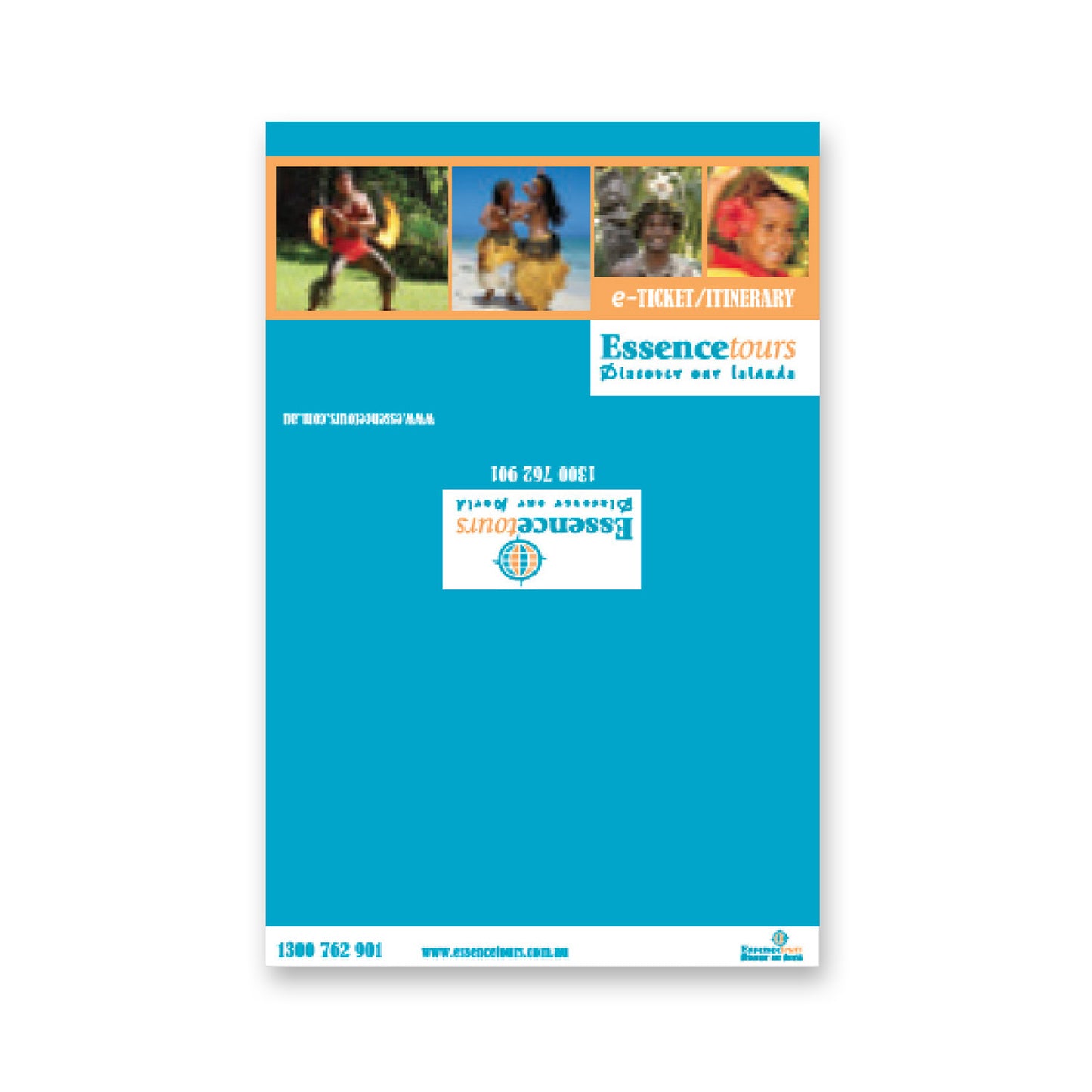 E-Ticket/Itinerary Cover